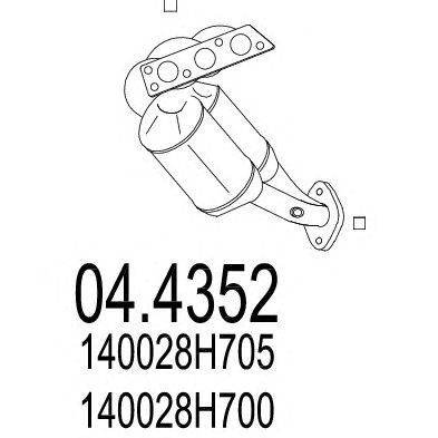 MTS 044352 -  Катализатор