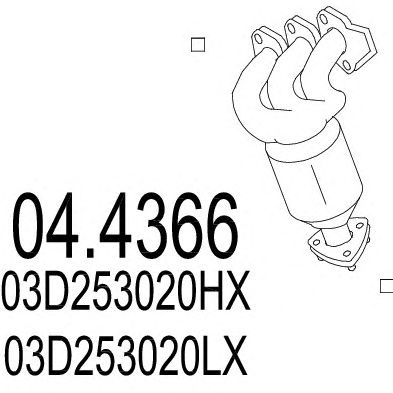 MTS 044366 -  Катализатор