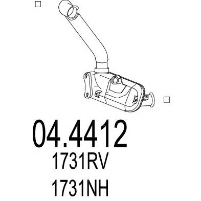 MTS 044412 -  Катализатор