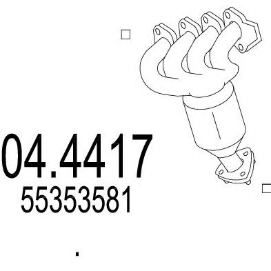MTS 044417 -  Катализатор