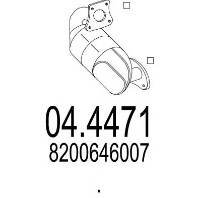 MTS 044471 -  Катализатор