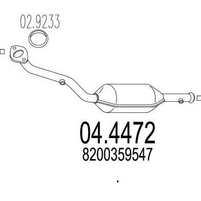 MTS 044472 -  Катализатор
