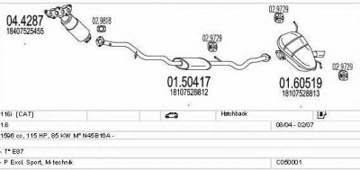MTS c050001000701 -