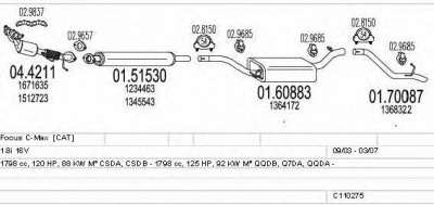 MTS c110275004014 -