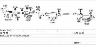 MTS c110305004050 -