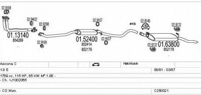 MTS c250021003401 -  