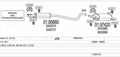 MTS c250134005252 -