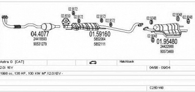 MTS c250148005267 -