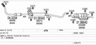 MTS c250173005293 -