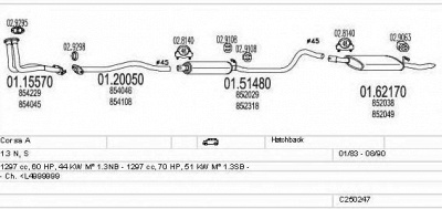 MTS c250247005381 -