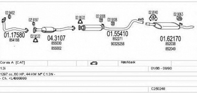 MTS c250248005383 -