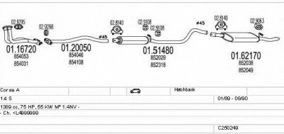 MTS c250249005384 -  
