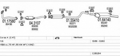 MTS c250254005389 -