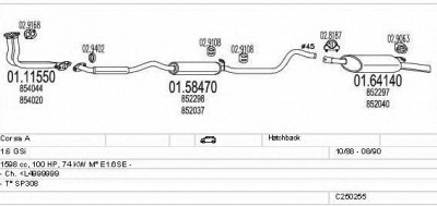 MTS c250255005390 -  