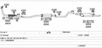 MTS c250257005392 -  