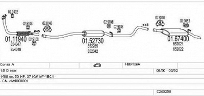 MTS c250258005393 -
