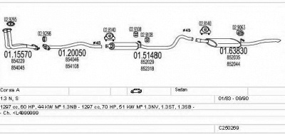 MTS c250269005404 -