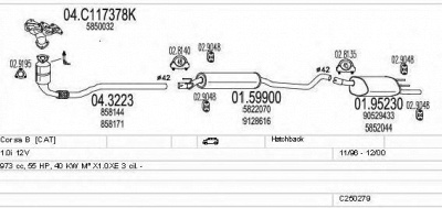 MTS c250279005414 -