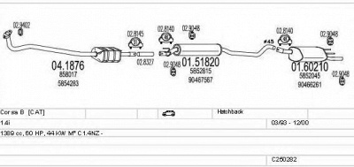 MTS c250282005417 -  