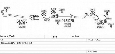 MTS c250284005419 -  