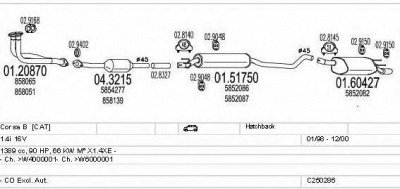MTS c250286005421 -