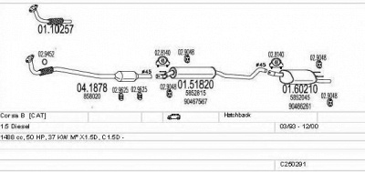 MTS c250291005426 -