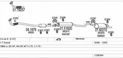 MTS c250294005429 -