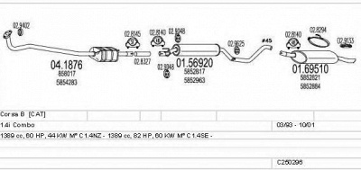 MTS c250296005431 -
