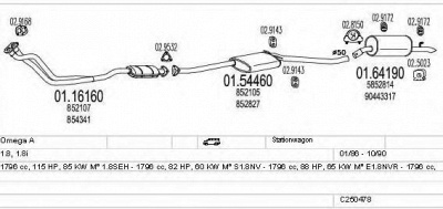 MTS c250478005672 -