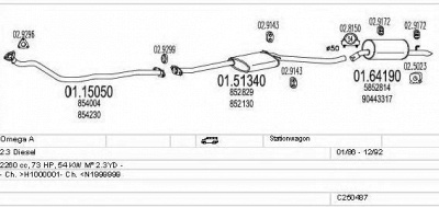 MTS c250487005683 -