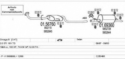 MTS c250496005694 -