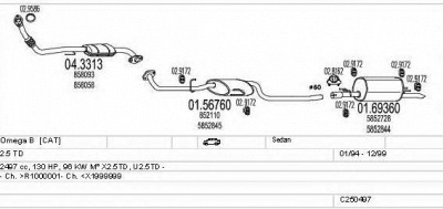 MTS c250497005695 -