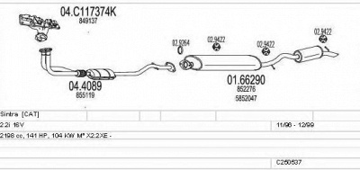 MTS c250537005740 -  