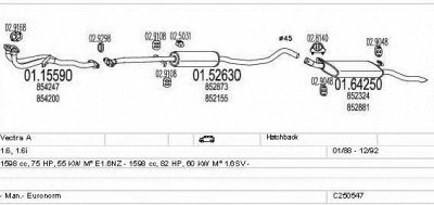 MTS c250547005750 -