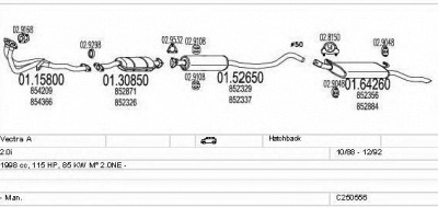 MTS c250556005760 -