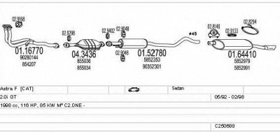 MTS c250688008313 -