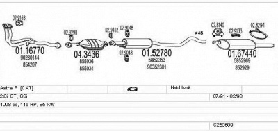 MTS c250689008312 -