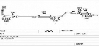 MTS c250751007428 -