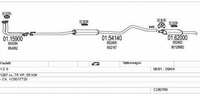 MTS c250756007430 -