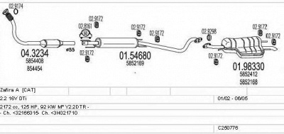 MTS c250776009309 -