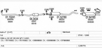 MTS c250778002280 -  