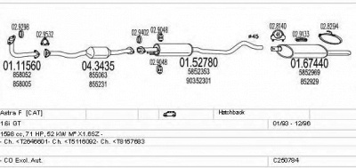 MTS c250784002300 -  