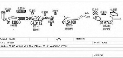 MTS c250793006923 -