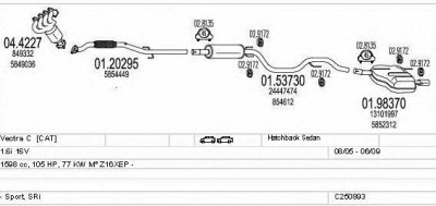 MTS c250893009257 -