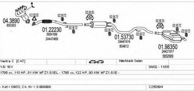 MTS c250894009258 -