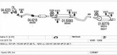 MTS c250967011475 -