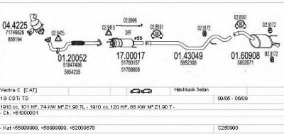 MTS c250990011644 -  