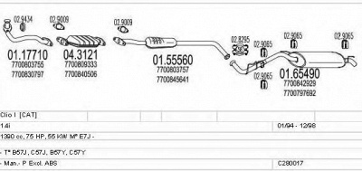 MTS c280017006556 -