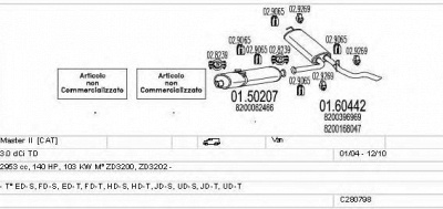 MTS c280798011850 -
