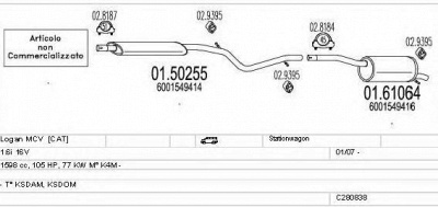 MTS c280838015887 -